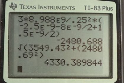 OpenStax College Physics, Chapter 18, Problem 50 (PE) calculator screenshot 2