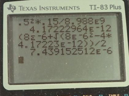 OpenStax College Physics, Chapter 18, Problem 38 (PE) calculator screenshot 1