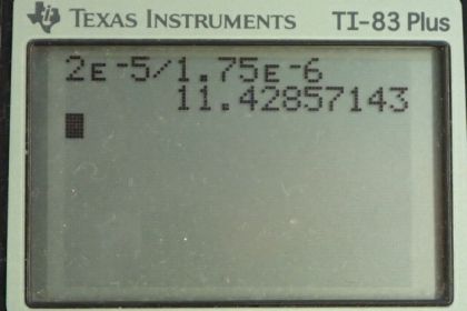 OpenStax College Physics, Chapter 18, Problem 27 (PE) calculator screenshot 1