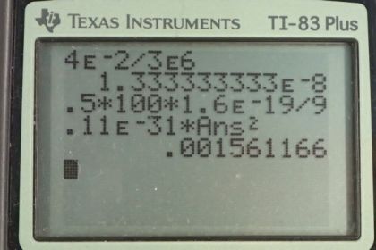 OpenStax College Physics, Chapter 18, Problem 61 (PE) calculator screenshot 1