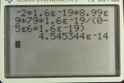 OpenStax College Physics, Chapter 19, Problem 33 (PE) calculator screenshot 1