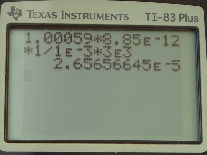 OpenStax College Physics, Chapter 19, Problem 48 (PE) calculator screenshot 1