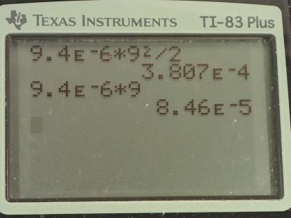 OpenStax College Physics, Chapter 19, Problem 66 (PE) calculator screenshot 2