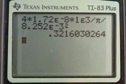 OpenStax College Physics, Chapter 20, Problem 25 (PE) calculator screenshot 1