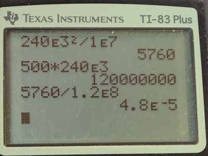 OpenStax College Physics, Chapter 21, Problem 10 (PE) calculator screenshot 1