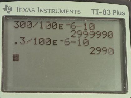 OpenStax College Physics, Chapter 21, Problem 48 (PE) calculator screenshot 1