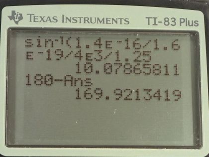 OpenStax College Physics, Chapter 22, Problem 10 (PE) calculator screenshot 1