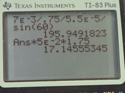 OpenStax College Physics, Chapter 22, Problem 38 (PE) calculator screenshot 1