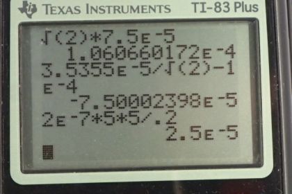 OpenStax College Physics, Chapter 22, Problem 57 (PE) calculator screenshot 3