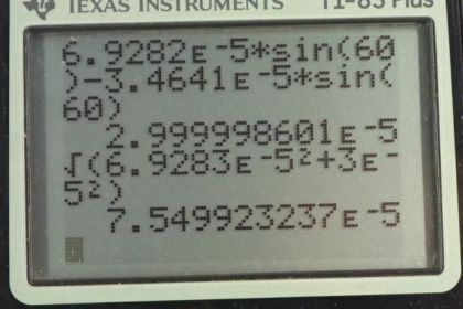OpenStax College Physics, Chapter 22, Problem 69 (PE) calculator screenshot 3