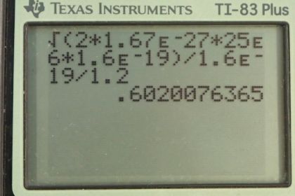 OpenStax College Physics, Chapter 22, Problem 75 (PE) calculator screenshot 1