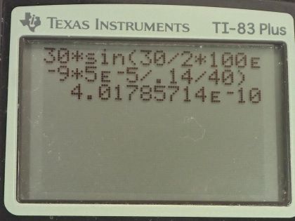 OpenStax College Physics, Chapter 22, Problem 82 (PE) calculator screenshot 1