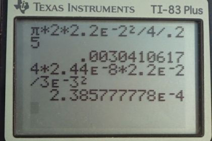 OpenStax College Physics, Chapter 23, Problem 9 (PE) calculator screenshot 1