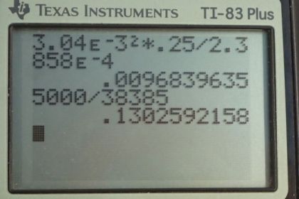OpenStax College Physics, Chapter 23, Problem 9 (PE) calculator screenshot 2