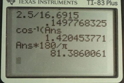 OpenStax College Physics, Chapter 23, Problem 103 (PE) calculator screenshot 1