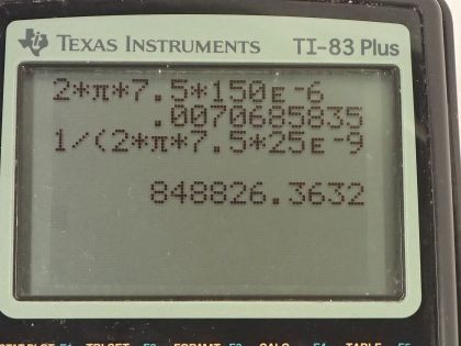 OpenStax College Physics, Chapter 23, Problem 104 (PE) calculator screenshot 1