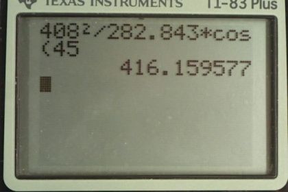 OpenStax College Physics, Chapter 23, Problem 105 (PE) calculator screenshot 2