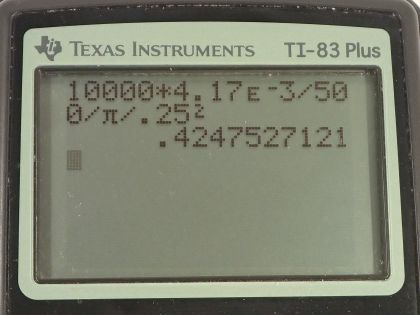 OpenStax College Physics, Chapter 23, Problem 12 (PE) calculator screenshot 1