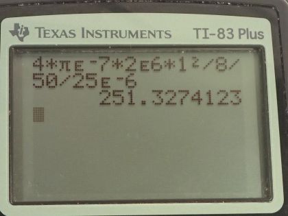 OpenStax College Physics, Chapter 23, Problem 14 (PE) calculator screenshot 1