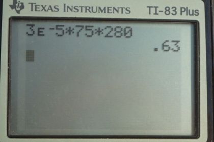 OpenStax College Physics, Chapter 23, Problem 17 (PE) calculator screenshot 1