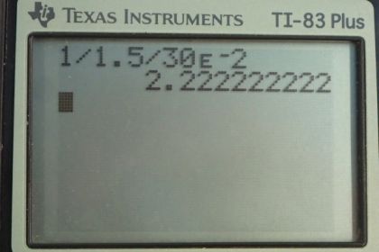 OpenStax College Physics, Chapter 23, Problem 19 (PE) calculator screenshot 1