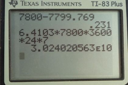 OpenStax College Physics, Chapter 23, Problem 25 (PE) calculator screenshot 2