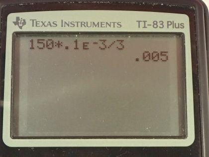 OpenStax College Physics, Chapter 23, Problem 58 (PE) calculator screenshot 1