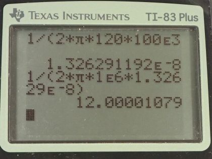 OpenStax College Physics, Chapter 23, Problem 88 (PE) calculator screenshot 1