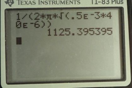 OpenStax College Physics, Chapter 23, Problem 95 (PE) calculator screenshot 1