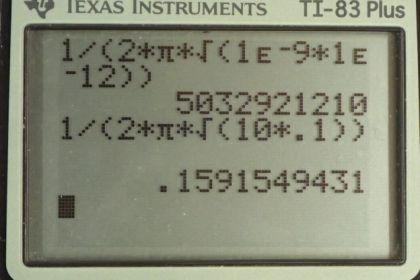 OpenStax College Physics, Chapter 23, Problem 97 (PE) calculator screenshot 1