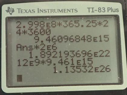 OpenStax College Physics, Chapter 24, Problem 18 (PE) calculator screenshot 1