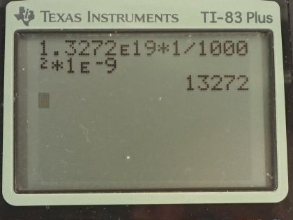 OpenStax College Physics, Chapter 24, Problem 36 (PE) calculator screenshot 2