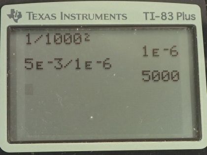 OpenStax College Physics, Chapter 24, Problem 44 (PE) calculator screenshot 1