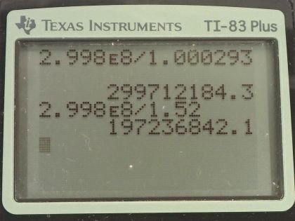 OpenStax College Physics, Chapter 25, Problem 6 (PE) calculator screenshot 1