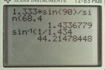 OpenStax College Physics, Chapter 25, Problem 25 (PE) calculator screenshot 1