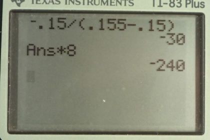 OpenStax College Physics, Chapter 26, Problem 27 (PE) calculator screenshot 1