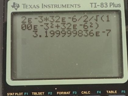 OpenStax College Physics, Chapter 27, Problem 4 (AP) calculator screenshot 1