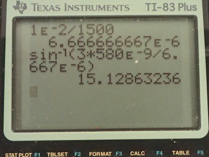 OpenStax College Physics, Chapter 27, Problem 22 (PE) calculator screenshot 1