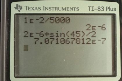 OpenStax College Physics, Chapter 27, Problem 25 (PE) calculator screenshot 1
