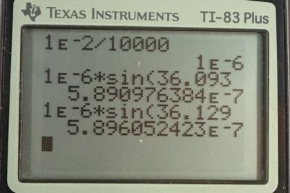 OpenStax College Physics, Chapter 27, Problem 29 (PE) calculator screenshot 1