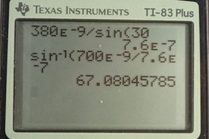 OpenStax College Physics, Chapter 27, Problem 35 (PE) calculator screenshot 1