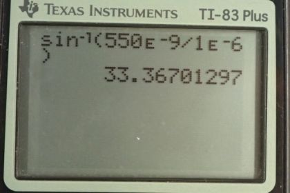 OpenStax College Physics, Chapter 27, Problem 43 (PE) calculator screenshot 1