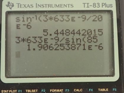 OpenStax College Physics, Chapter 27, Problem 50 (PE) calculator screenshot 1