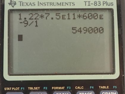 OpenStax College Physics, Chapter 27, Problem 68 (PE) calculator screenshot 1