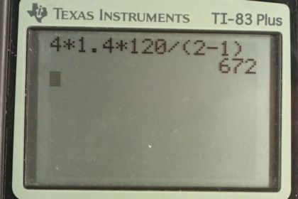 OpenStax College Physics, Chapter 27, Problem 71 (PE) calculator screenshot 1