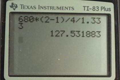OpenStax College Physics, Chapter 27, Problem 73 (PE) calculator screenshot 1