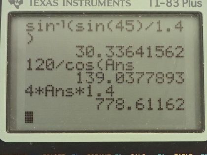 OpenStax College Physics, Chapter 27, Problem 82 (PE) calculator screenshot 1