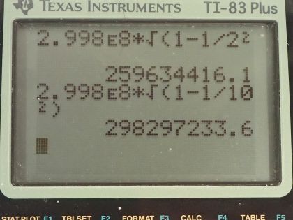 OpenStax College Physics, Chapter 28, Problem 10 (PE) calculator screenshot 1