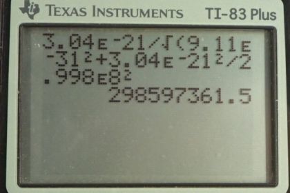 OpenStax College Physics, Chapter 28, Problem 39 (PE) calculator screenshot 1