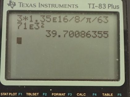 OpenStax College Physics, Chapter 28, Problem 50 (PE) calculator screenshot 2